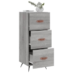 Credenza Grigio Sonoma 34,5x34x90 cm in Legno Multistrato