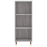 Credenza Grigio Sonoma 34,5x32,5x90 cm in Legno Multistrato