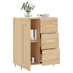 Credenza Rovere Sonoma 69,5x34x90 cm in Legno Multistrato