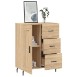 Credenza Rovere Sonoma 69,5x34x90 cm in Legno Multistrato