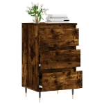 Credenza Rovere Fumo 40x35x70 cm in Legno Multistrato