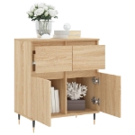 Credenza Rovere Sonoma 60x35x70 cm in Legno Multistrato