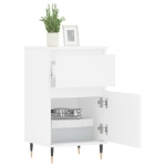 Credenza Bianca 40x35x70 cm in Legno Multistrato