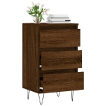 Credenza Rovere Marrone 40x35x70 cm in Legno Multistrato