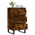 Credenza Rovere Fumo 40x35x70 cm in Legno Multistrato