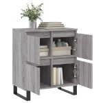 Credenza Grigio Sonoma 60x35x70 cm in Legno Multistrato