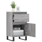 Credenza Grigio Sonoma 40x35x70 cm in Legno Multistrato