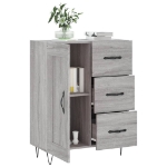 Credenza Grigio Sonoma 69,5x34x90 cm in Legno Multistrato