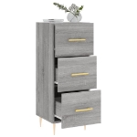 Credenza Grigio Sonoma 34,5x34x90 cm in Legno Multistrato