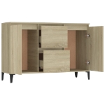 Credenza Rovere Sonoma 104x35x70 cm in Legno Multistrato