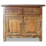 Credenza in Legno Massello di Recupero 75x30x65 cm