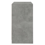 Credenza Grigio Cemento 70x41x75 cm in Truciolato