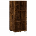 Credenza Rovere Fumo 34,5x32,5x180 cm in Legno Multistrato