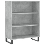 Credenza Grigio Sonoma 69,5x32,5x180 cm Legno Multistrato