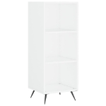 Credenza 34,5x32,5x180 cm in Legno Multistrato Bianco Lucido