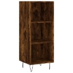 Credenza Rovere Fumo 34,5x32,5x180 cm in Legno Multistrato