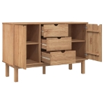 Credenza OTTA 113,5x43x73 cm in Legno Massello di Pino