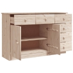 Credenza ALTA 112x35x73 cm in Legno Massello di Pino