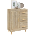 Credenza Rovere Sonoma 69,5x34x90 cm in Legno Multistrato