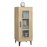 Credenza Rovere Sonoma 34,5x34x90 cm in Legno Multistrato