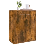 Credenza Rovere Fumo 60x30x75 cm in Legno Multistrato