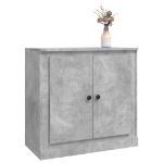 Credenza Grigio Cemento 70x35,5x67,5 cm in Legno Multistrato