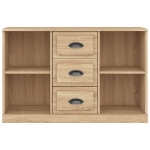 Credenza Rovere Sonoma 104,5x35,5x67,5 cm in Legno Multistrato