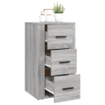 Credenza Grigio Sonoma 40x33x70 cm in Legno Multistrato