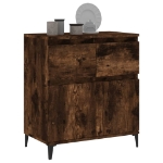 Credenza Rovere Fumo 60x35x70 cm in Legno Multistrato