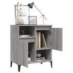 Credenza Grigio Sonoma 60x35x70 cm in Legno Multistrato