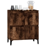 Credenza Rovere Fumo 60x35x70 cm in Legno Multistrato