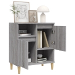 Credenza Grigio Sonoma 60x35x70 cm in Legno Multistrato