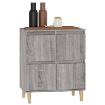 Credenza Grigio Sonoma 60x35x70 cm in Legno Multistrato