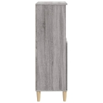 Credenza Grigio Sonoma 60x36x110 cm in Legno Multistrato