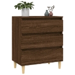 Credenza Rovere Marrone 60x35x70 cm in Legno Multistrato