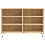 Credenza Rovere Sonoma 103,5x35x70 cm in Legno Multistrato