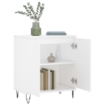 Credenza Bianca 60x35x70 cm in Legno Multistrato