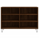 Credenza Rovere Marrone 103,5x35x70 cm in Legno Multistrato