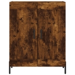 Credenza Rovere Fumo 69,5x34x90 cm in Legno Multistrato