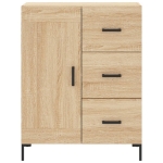 Credenza Rovere Sonoma 69,5x34x90 cm in Legno Multistrato