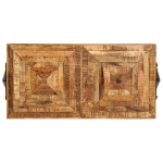 Tavolo Consolle in Legno Massello di Mango 80x40x75 cm