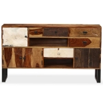 Credenza in Legno Massello di Sheesham 140x30x80 cm