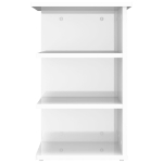 Credenza Bianco Lucido 35x35x55 cm in Truciolato