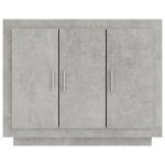 Credenza Grigio Cemento 92x35x75 cm in Legno Multistrato