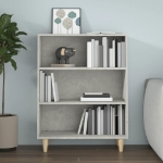 Credenza Grigio Cemento 69,5x32,5x90 cm in Legno Multistrato