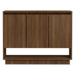 Credenza Rovere Marrone 97x31x75 cm in Truciolato