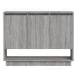 Credenza Grigio Sonoma 97x31x75 cm in Truciolato