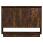 Credenza Rovere Fumo 97x31x75 cm in Truciolato