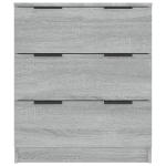 Credenza Grigio Sonoma 60x30x70 cm in Legno Multistrato