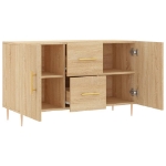 Credenza Rovere Sonoma 100x36x60 cm in Legno Multistrato